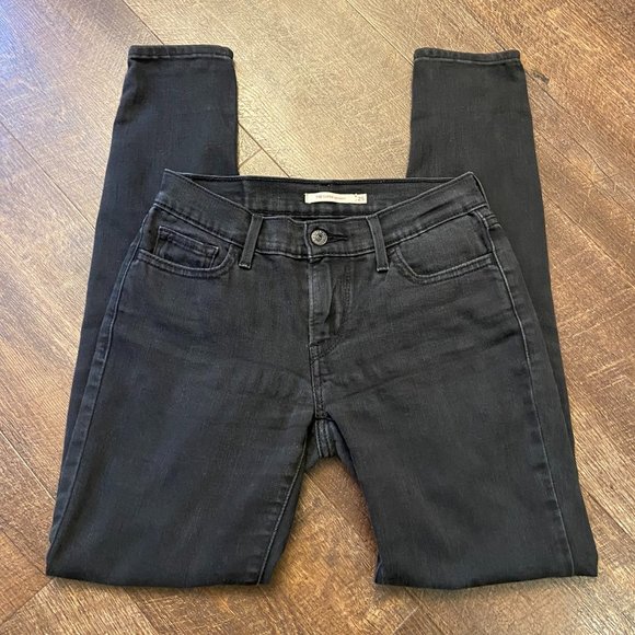 Levi's Black Skinny Jeans for Women - Picture 4 of 8